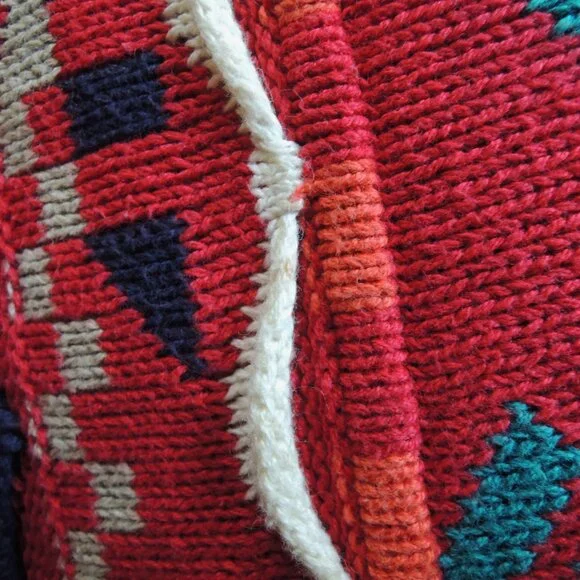 Vintage Cotton Traders COOGI Style 3D Textured Sweater L